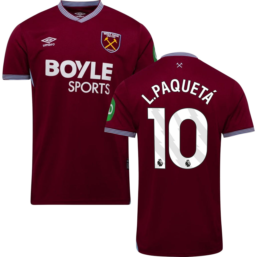 West Ham United FC Home Jersey 2025/26 Adults-Footzilla