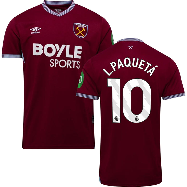 West Ham United FC Home Jersey 2025/26 Adults-Footzilla