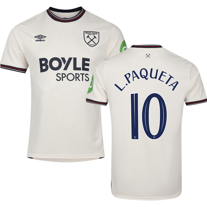 West Ham United FC Away Jersey 2025/26 Adults-Footzilla