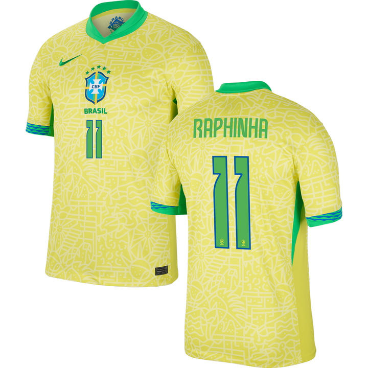Brazil Home Stadium Jersey 2024 Adults COPA AMERICA-Footzilla