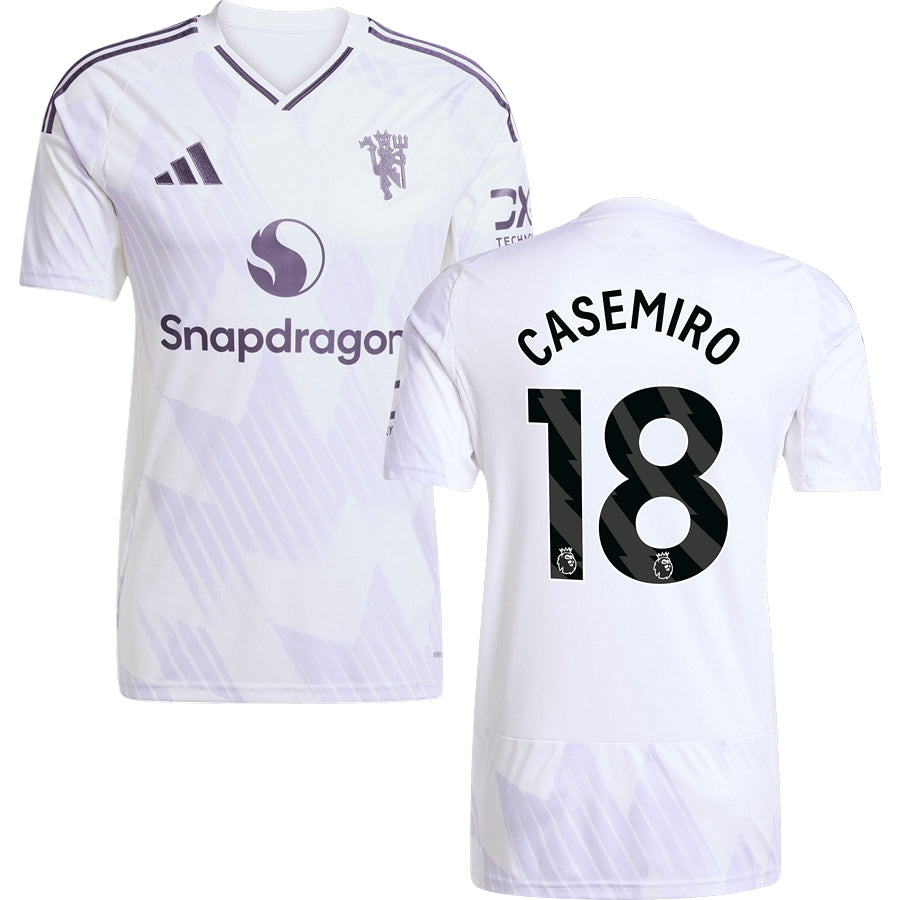 ウェア Manchester United CASEMIRO 18 Man United #18 CASEMIRO Away Jersey 2025/26 | Footzilla