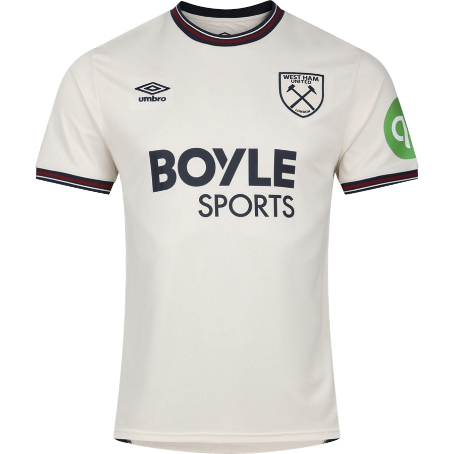 West Ham United FC Away Jersey 2025/26 Adults-Footzilla