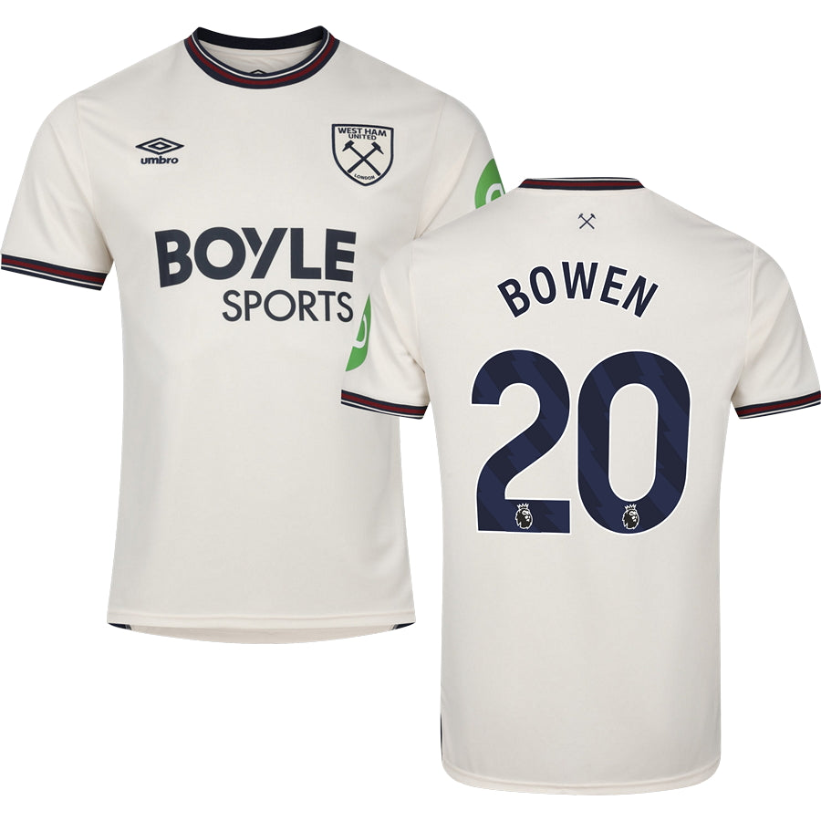 West Ham United FC Away Jersey 2025/26 Adults-Footzilla