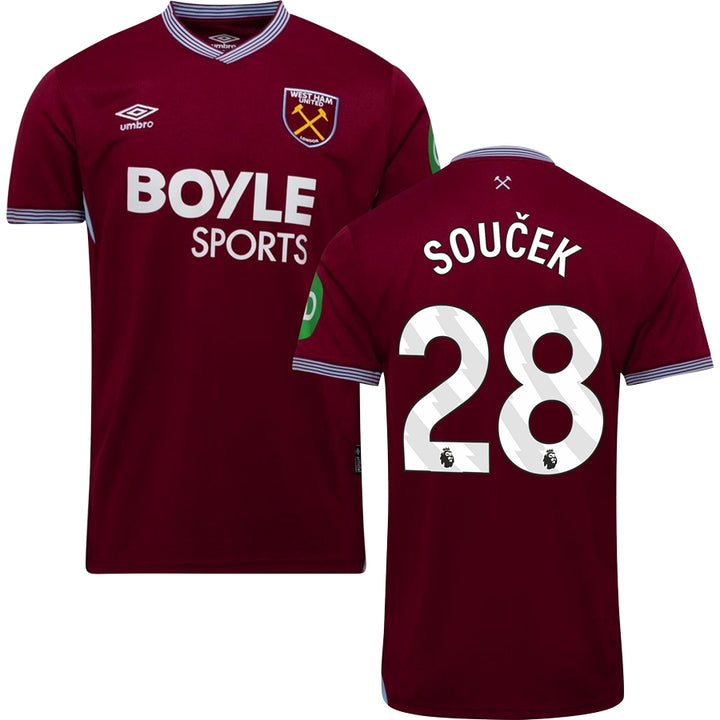 West Ham United FC Home Jersey 2025/26 Adults-Footzilla