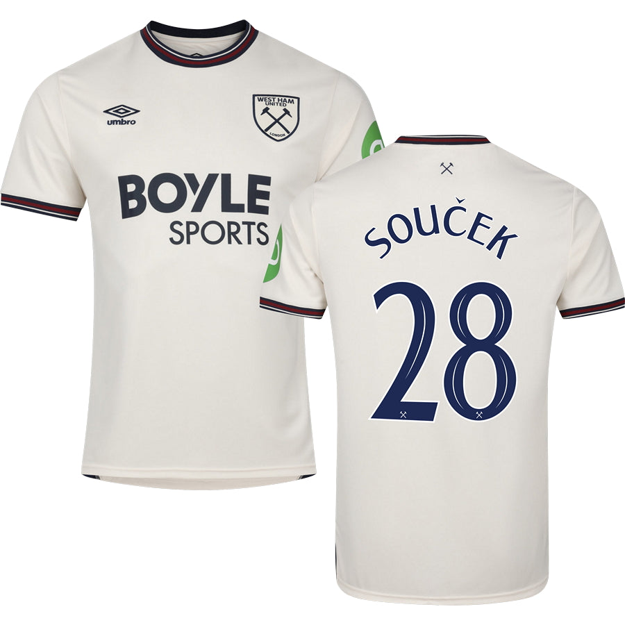 West Ham United FC Away Jersey 2025/26 Adults-Footzilla