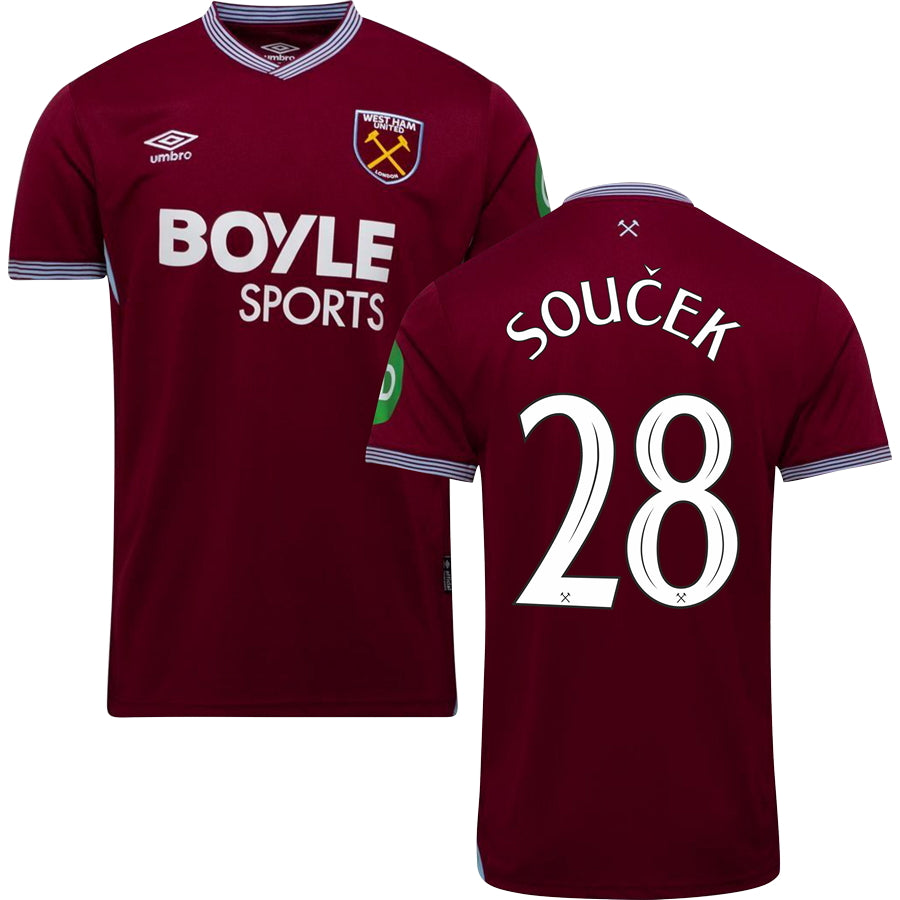 West Ham United FC Home Jersey 2025/26 Adults-Footzilla