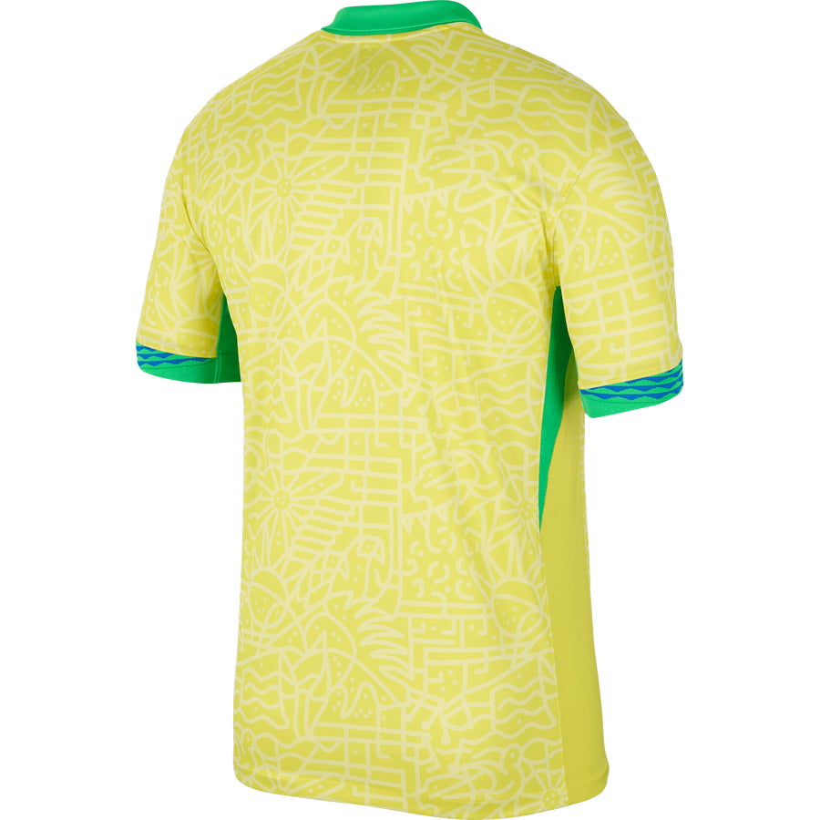 Brazil Home Stadium Jersey 2024 Adults COPA AMERICA-Footzilla