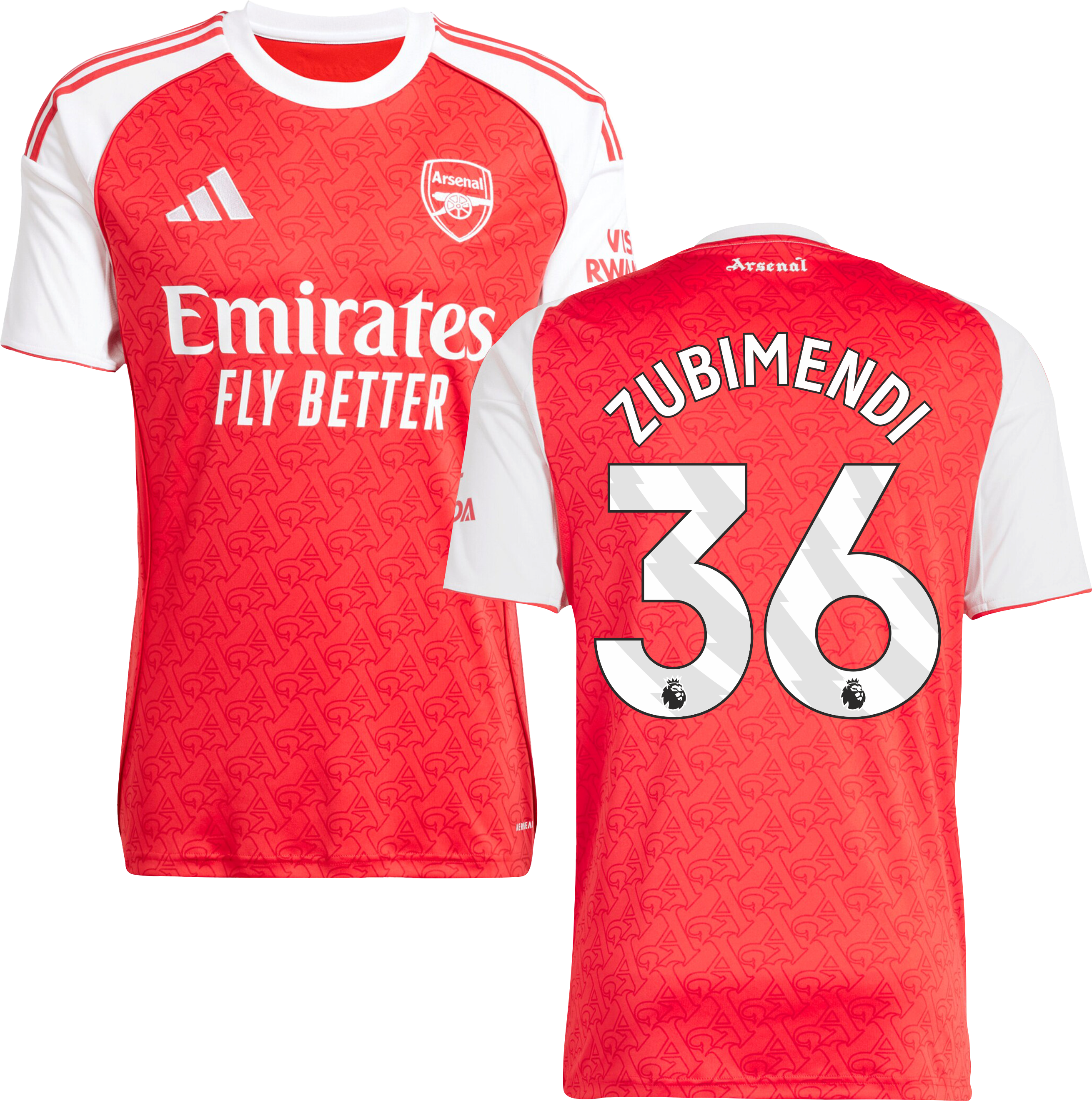 Arsenal Home Jersey ZUBIMENDI 2025/26 Adults | Footzilla