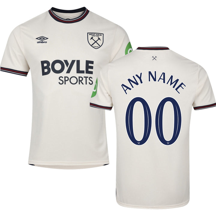 West Ham United FC Away Jersey 2025/26 Adults-Footzilla