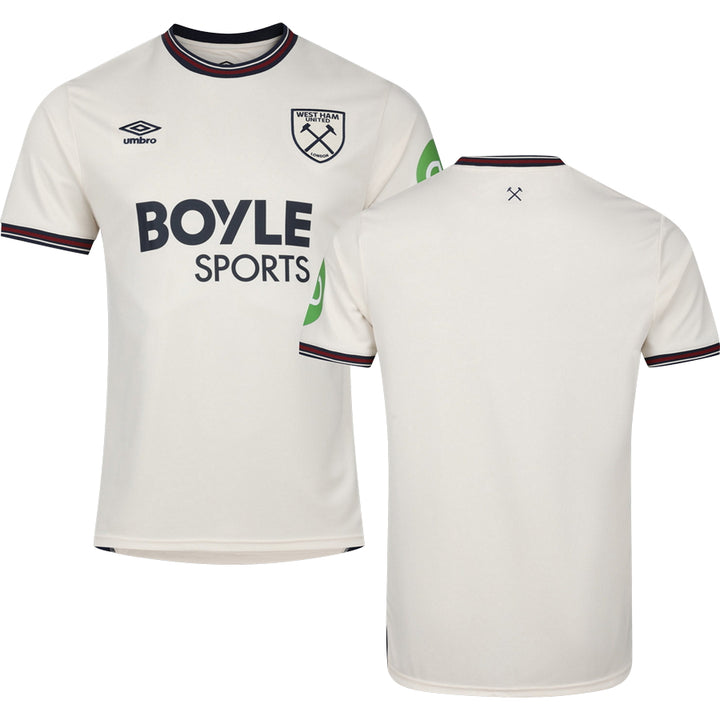 West Ham United FC Away Jersey 2025/26 Adults-Footzilla