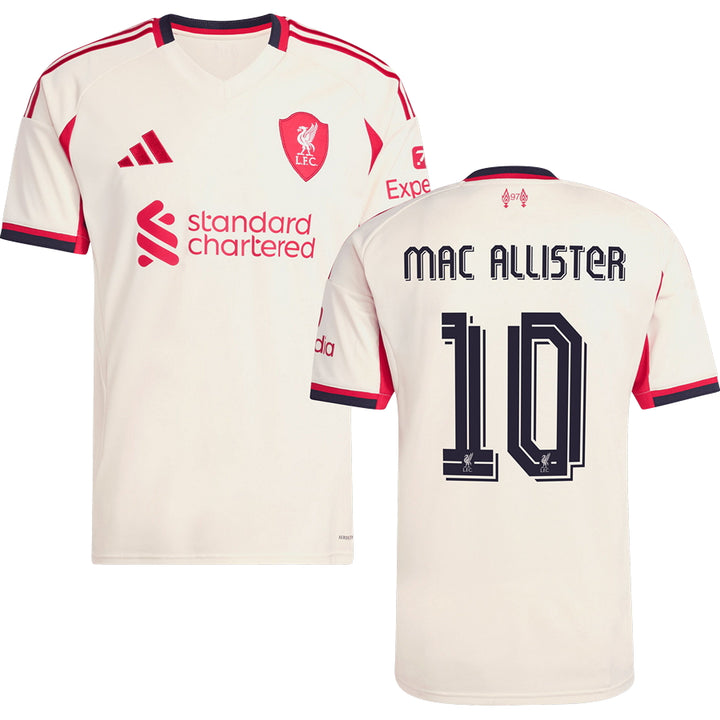 Liverpool Away #10 MAC ALLISTER Jersey 2025/26 Adults