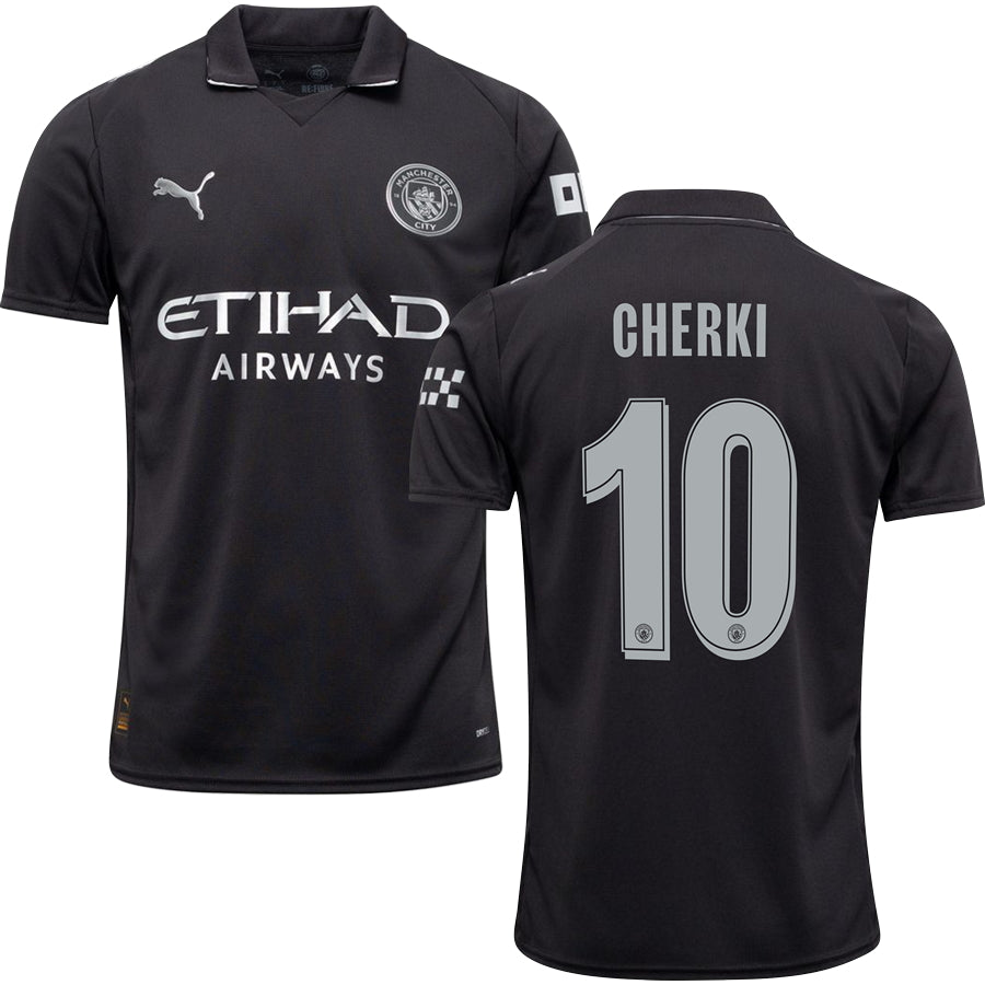 Manchester City Away #10 CHERKI Jersey 2025/26 Adults-Footzilla