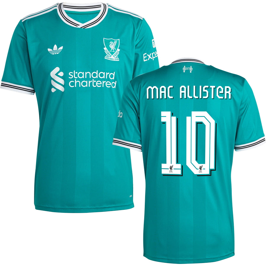 Liverpool Third #10 MAC ALLISTER Jersey 2025/26 Adults