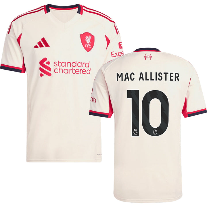 Liverpool Away #10 MAC ALLISTER Jersey 2025/26 Adults