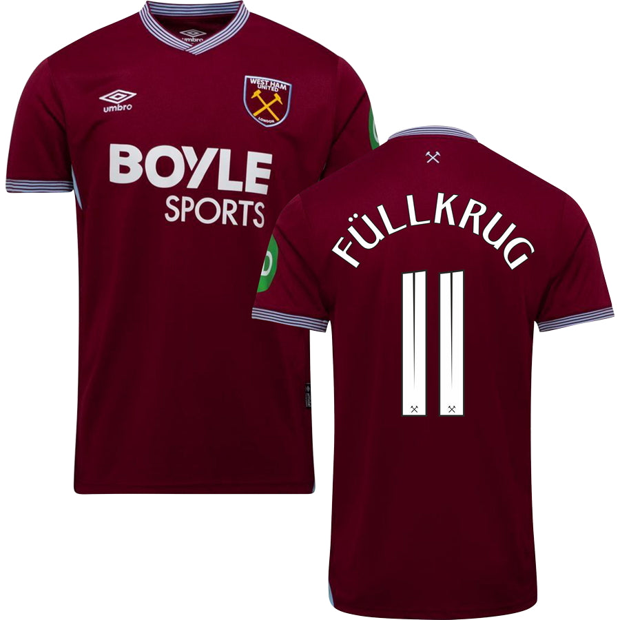 West Ham United FC Home Jersey 2025/26 Adults