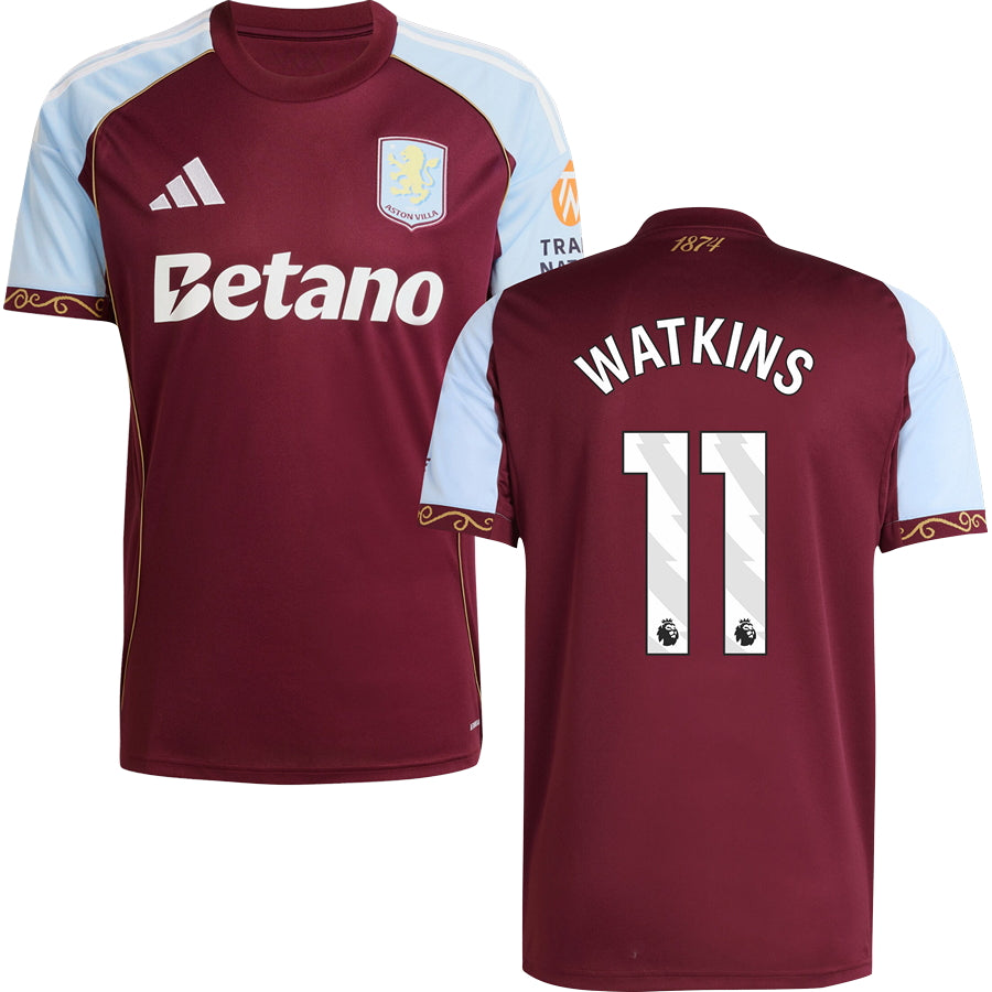 Aston Villa FC Home Jersey 2025/26 Adults-Footzilla