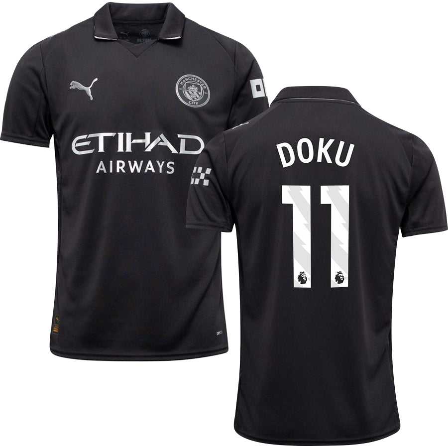 Manchester City Away Jersey Stadium 2025/26 Adults-Footzilla