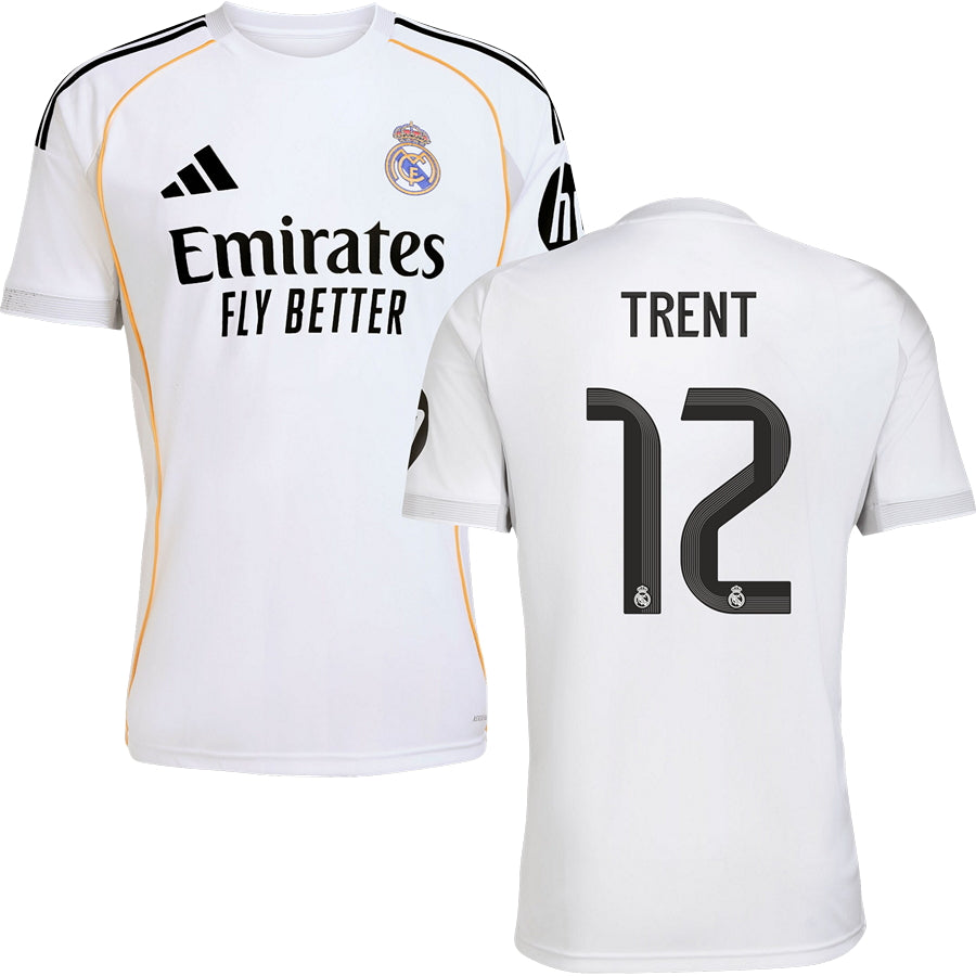 Real Madrid CF Home #12 TRENT Jersey 2025/26 Adults