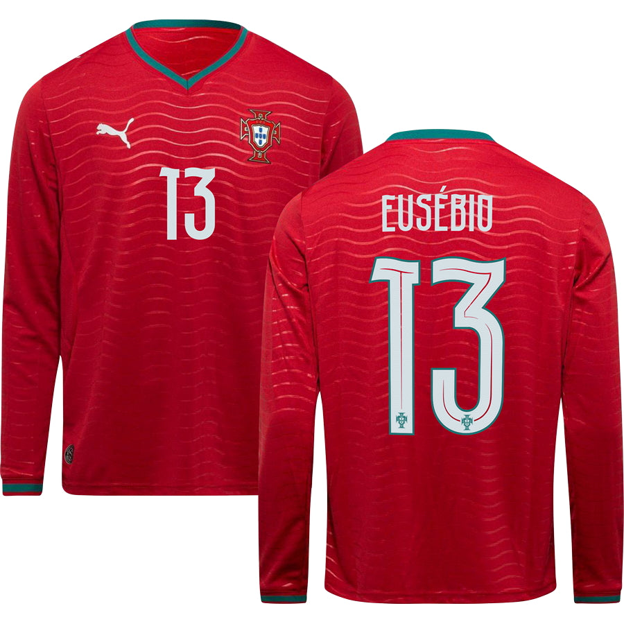 Portugal World Cup 2026 Home Replica Long Sleeve Jersey Adults