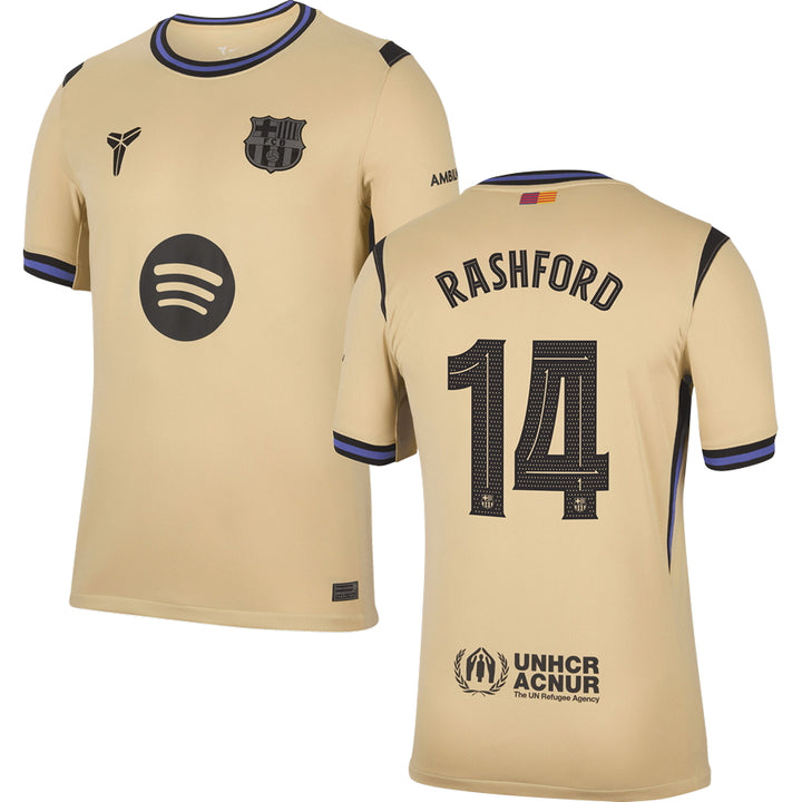 Barcelona FC Away #14 RASHFORD Jersey 2025/26 Adults