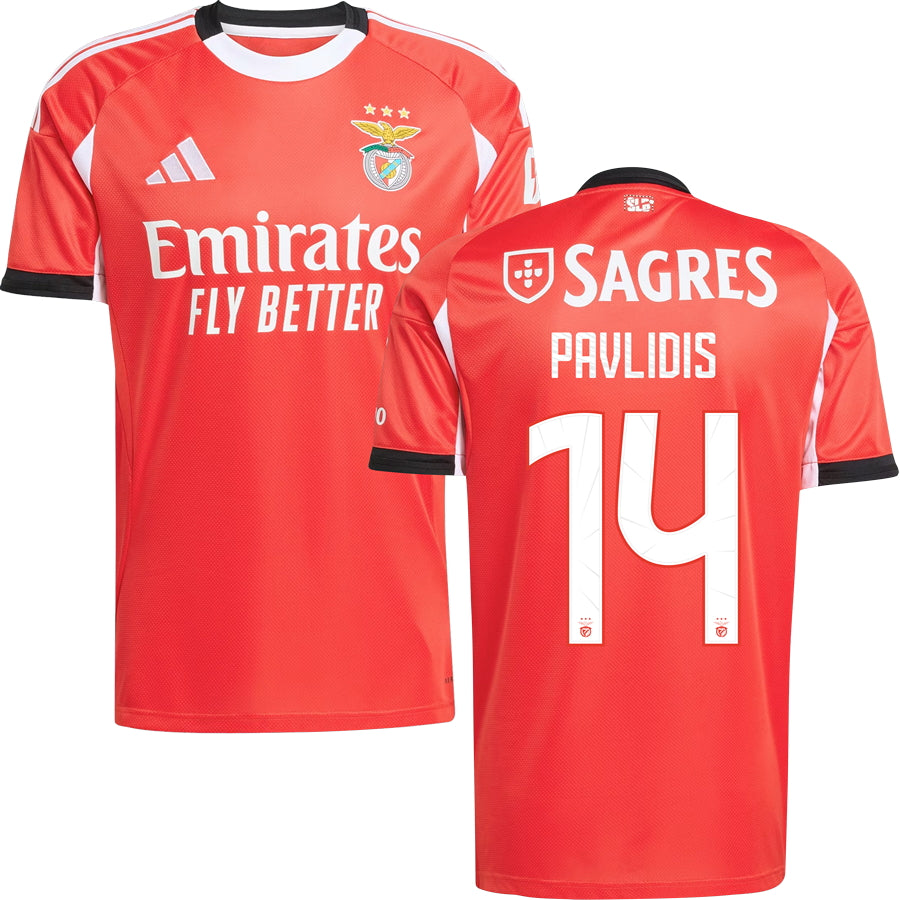 Benfica Home Jersey 2025/26 Adults