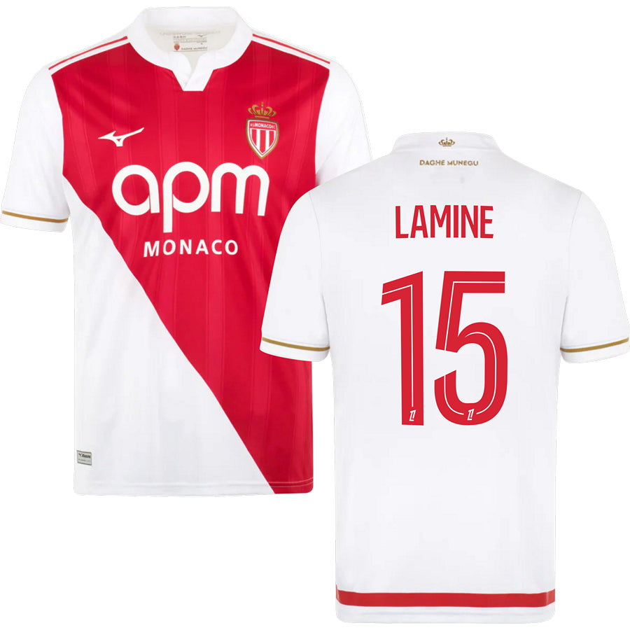 Monaco AS Home Jersey 25/26 Adults