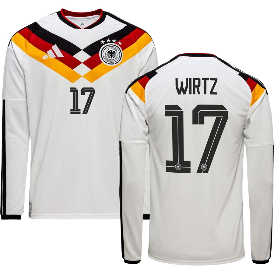 Germany World Cup 2026 Home Long Sleeve Jersey Adults