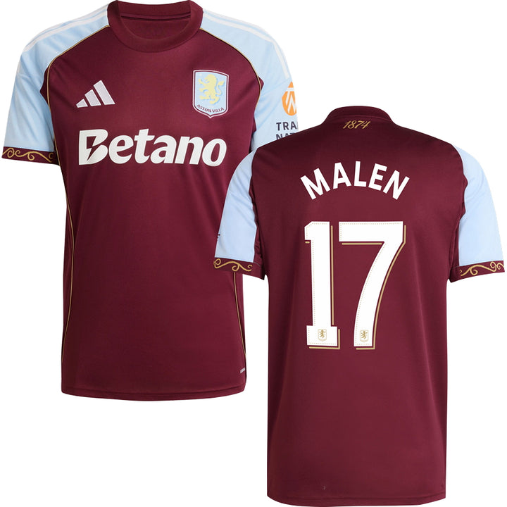 Aston Villa FC Home Jersey 2025/26 Adults-Footzilla