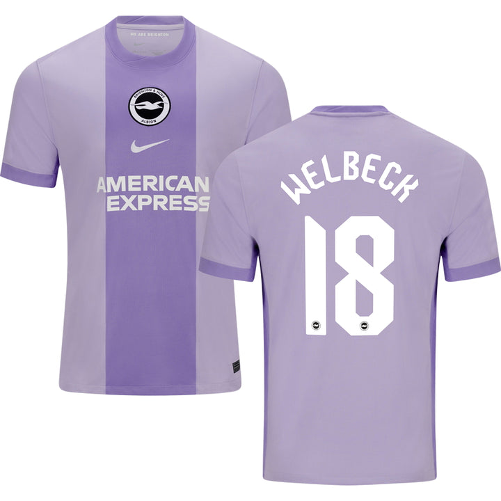 Brighton And Hove Albion Away Jersey 2025/26 Adults