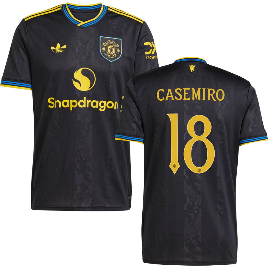 ウェア Manchester United CASEMIRO 18 Man Utd Third Jersey 2025/26 #18 CASEMIRO | Footzilla
