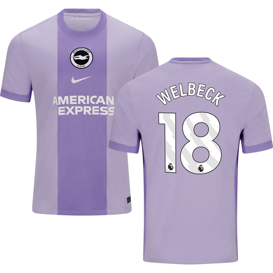 Brighton And Hove Albion Away Jersey 2025/26 Adults