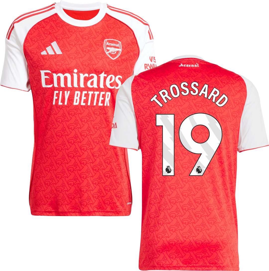 Arsenal Home Jersey #19 TROSSARD 2025/26 Adults