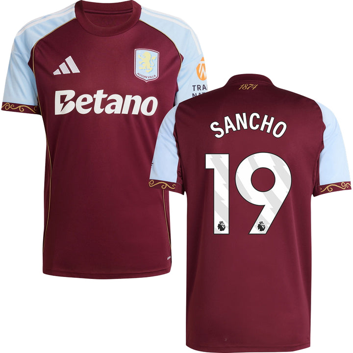 Aston Villa FC Home Jersey 2025/26 Adults-Footzilla