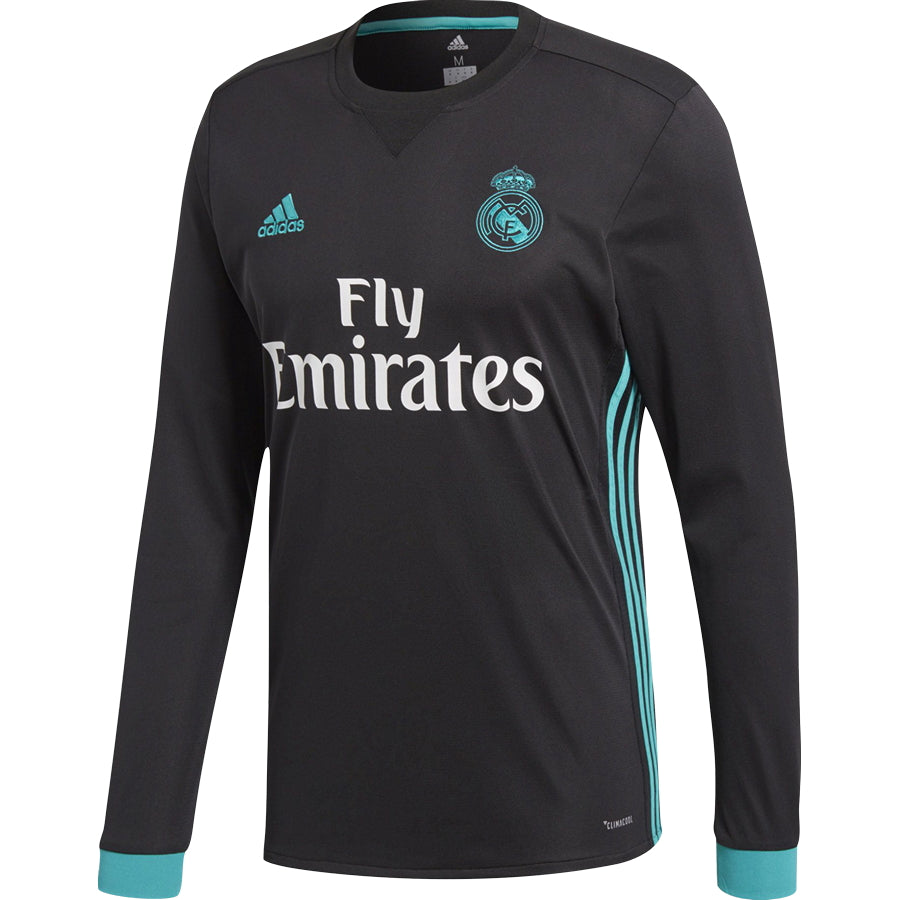 Real Madrid Away Jersey 2017/18 Long Sleeve | Footzilla