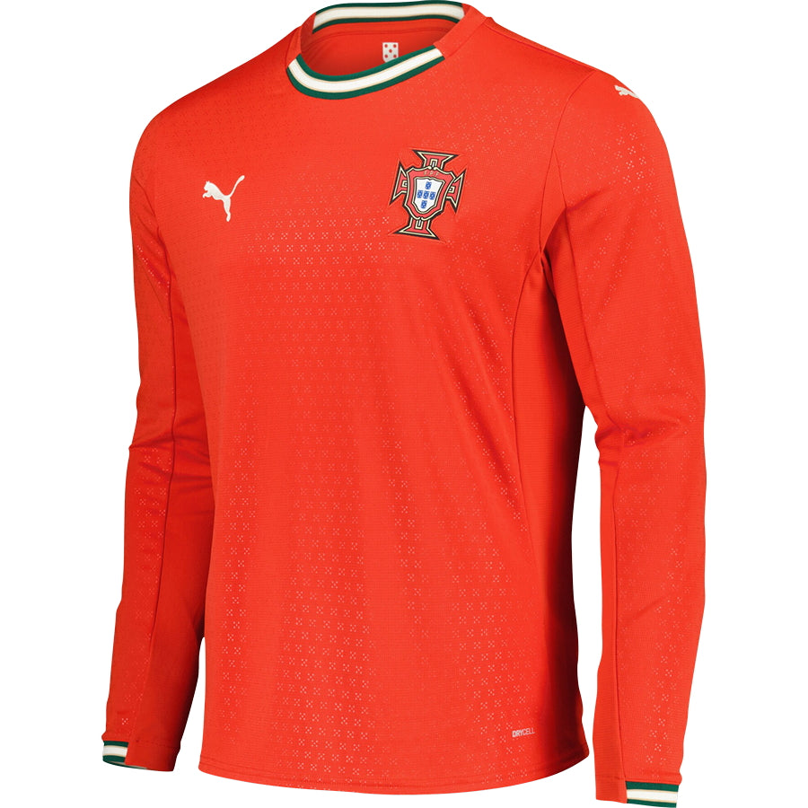 Portugal Home Long Sleeve Jersey 2025 Adults