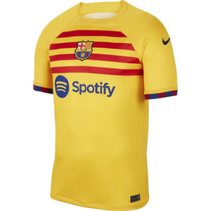 Pedri Barcelona 2023 Authentic Senyera Fourth Jersey by Nike