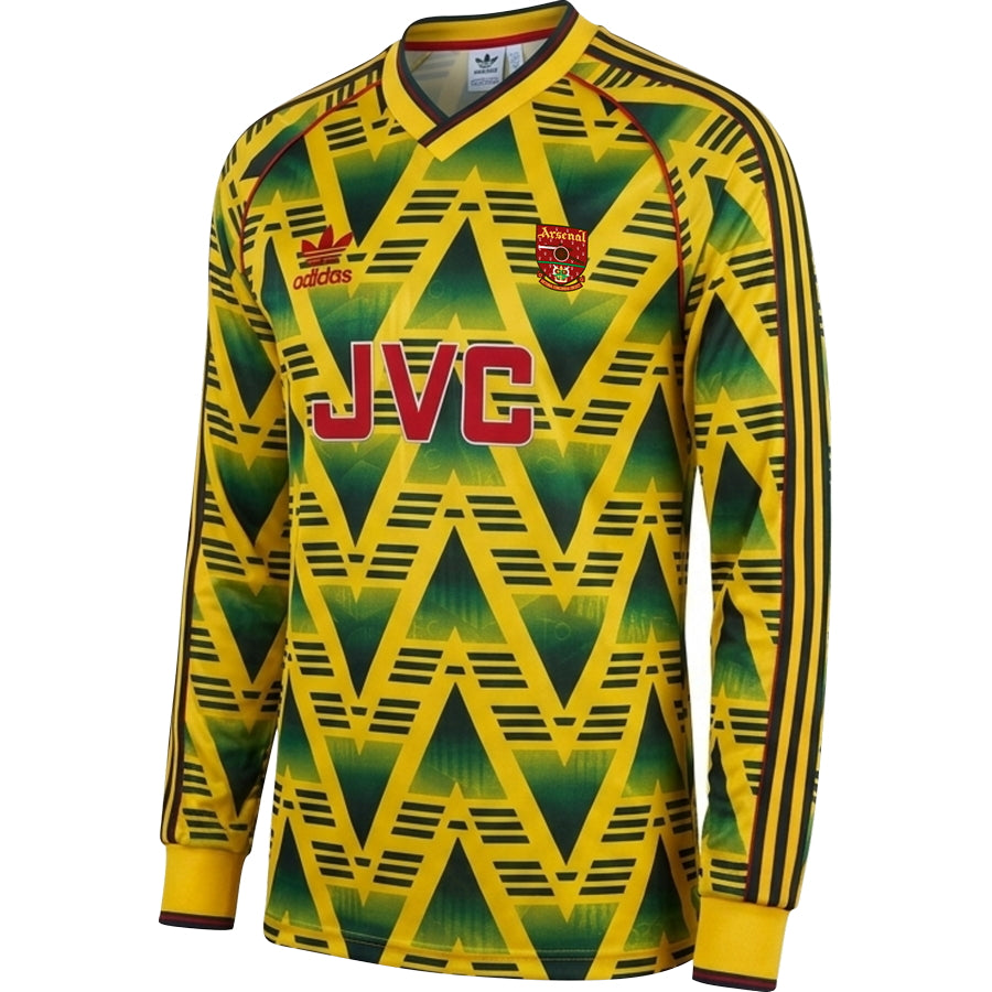 Arsenal Away Retro Replica Long Sleeve Jersey 1991/1993