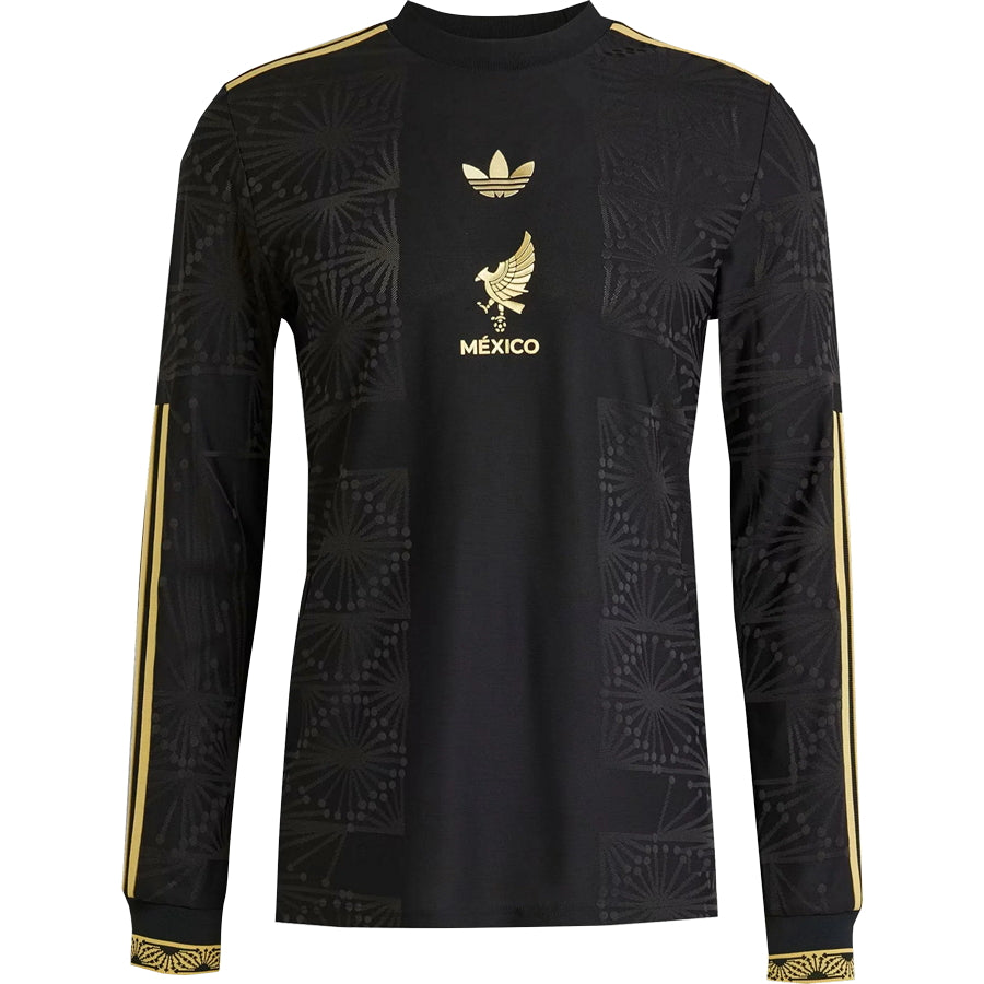 Mexico Gold Long Sleeve Jersey 2025 Adults