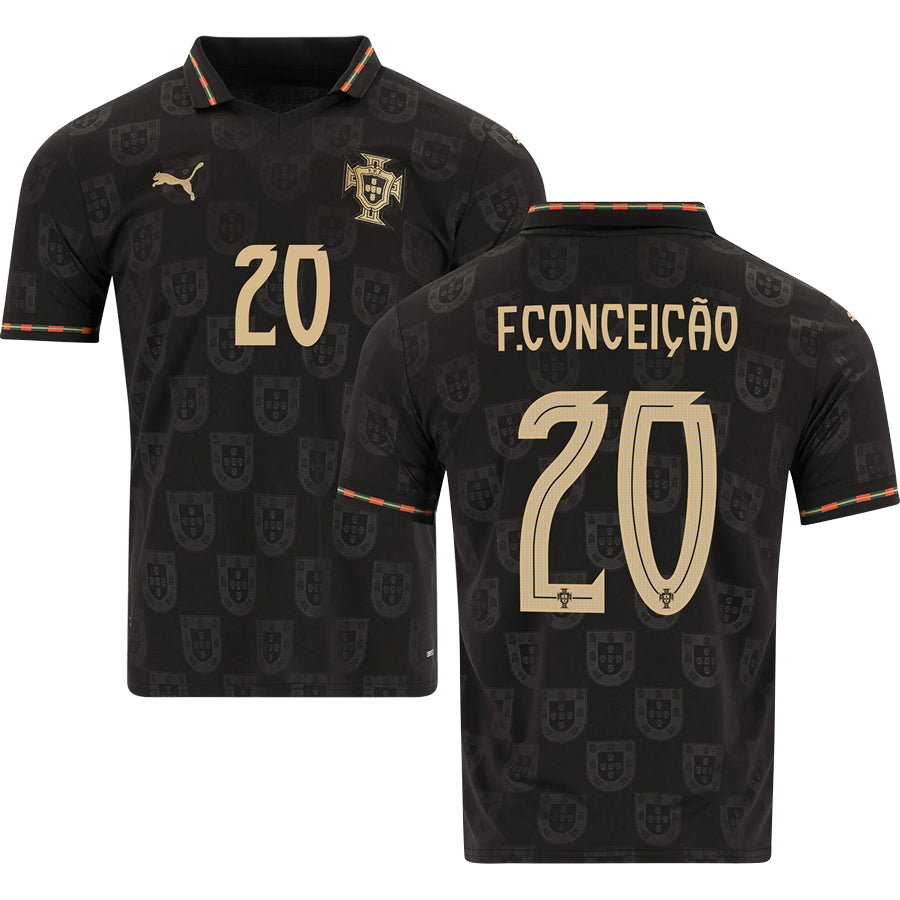 Portugal Black Panther World Cup 2026 Away Replica Jersey Adults