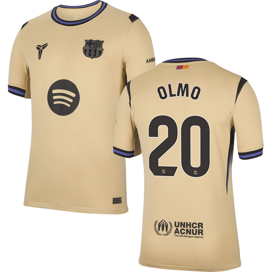 Barcelona FC Away #20 OLMO Jersey 2025/26 Adults-Footzilla