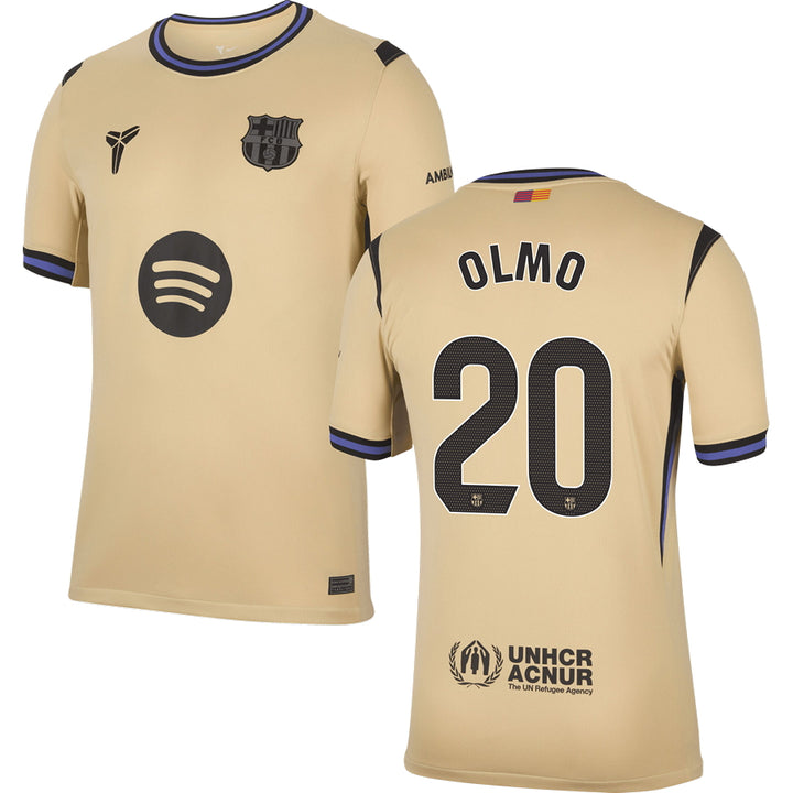 Barcelona FC Away #20 OLMO Jersey 2025/26 Adults-Footzilla