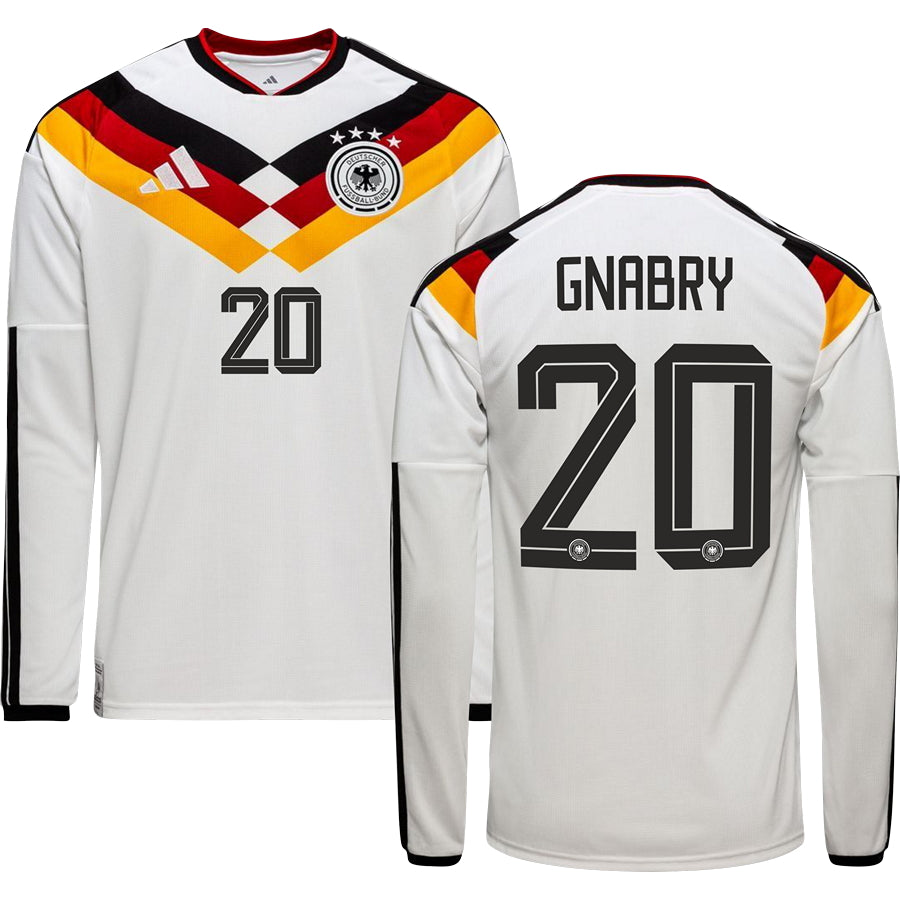 Germany World Cup 2026 Home Long Sleeve Jersey Adults
