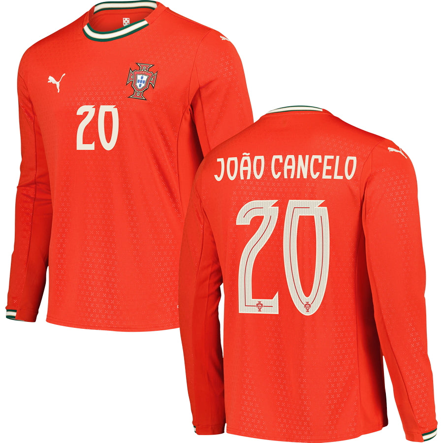 Portugal Home Long Sleeve Jersey 2025 Adults