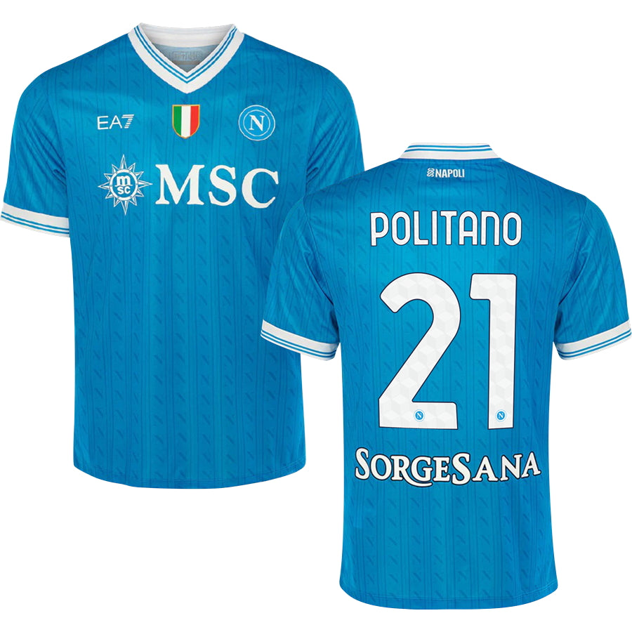 Napoli SSC Home Jersey 25/26 Adults