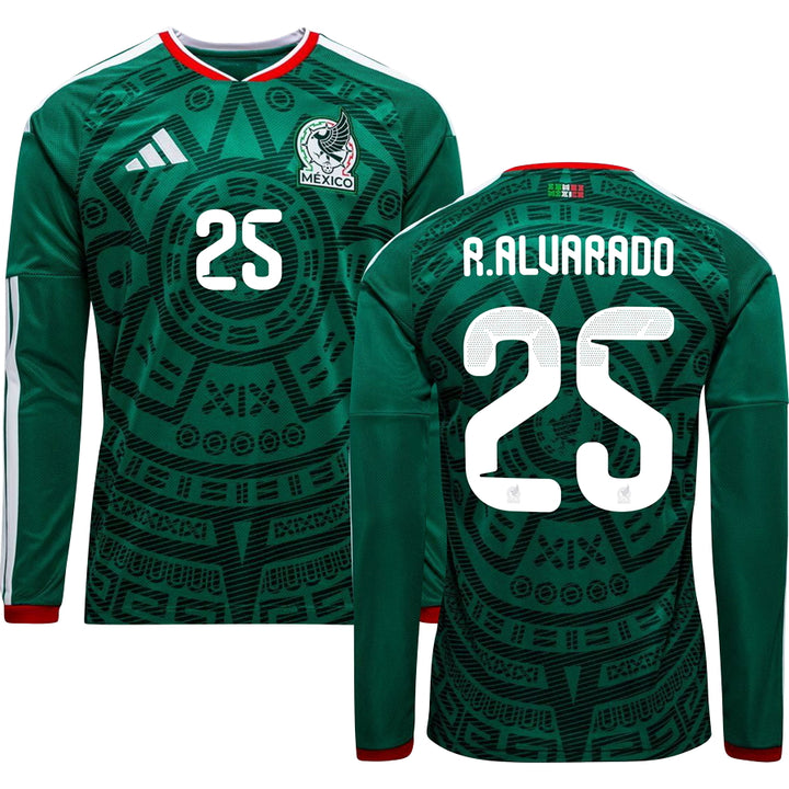 Mexico World Cup 2026 Home Long Sleeve Replica Jersey Adults