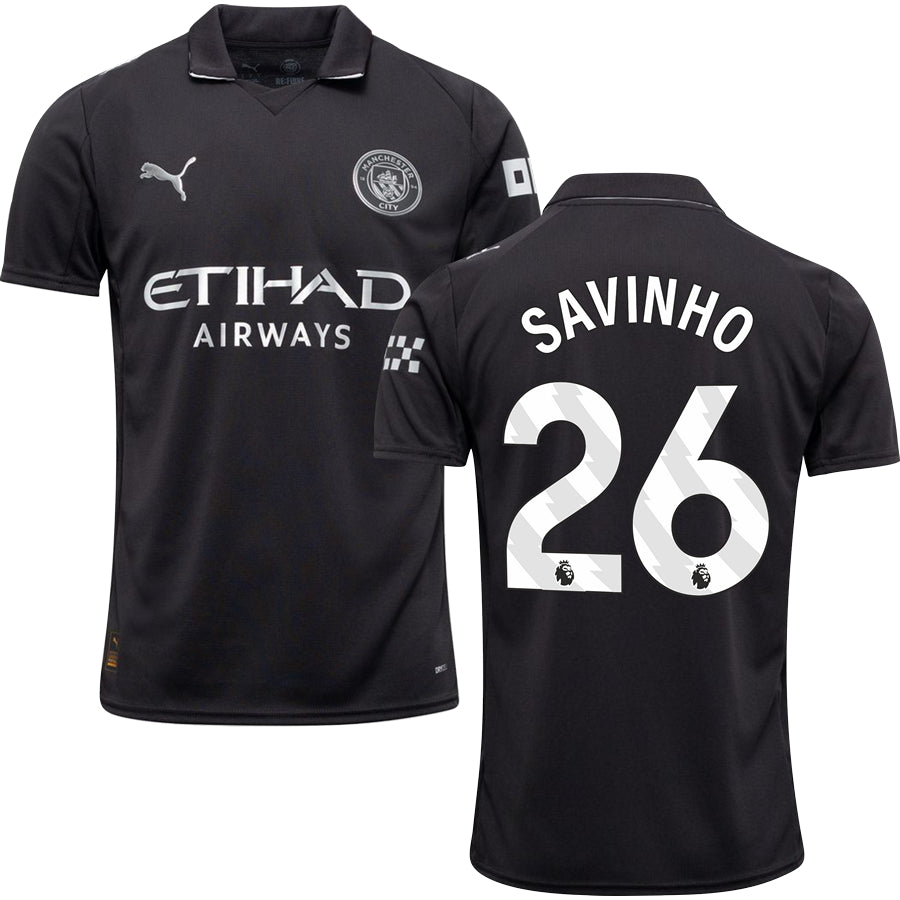 Manchester City Away Jersey Stadium 2025/26 Adults-Footzilla