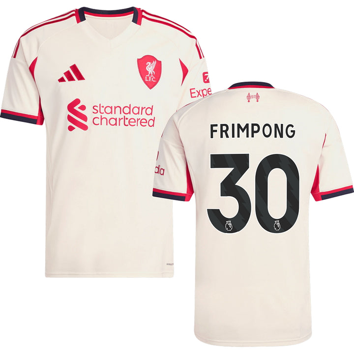 Liverpool Away #30 FRIMPONG Jersey 2025/26 Adults