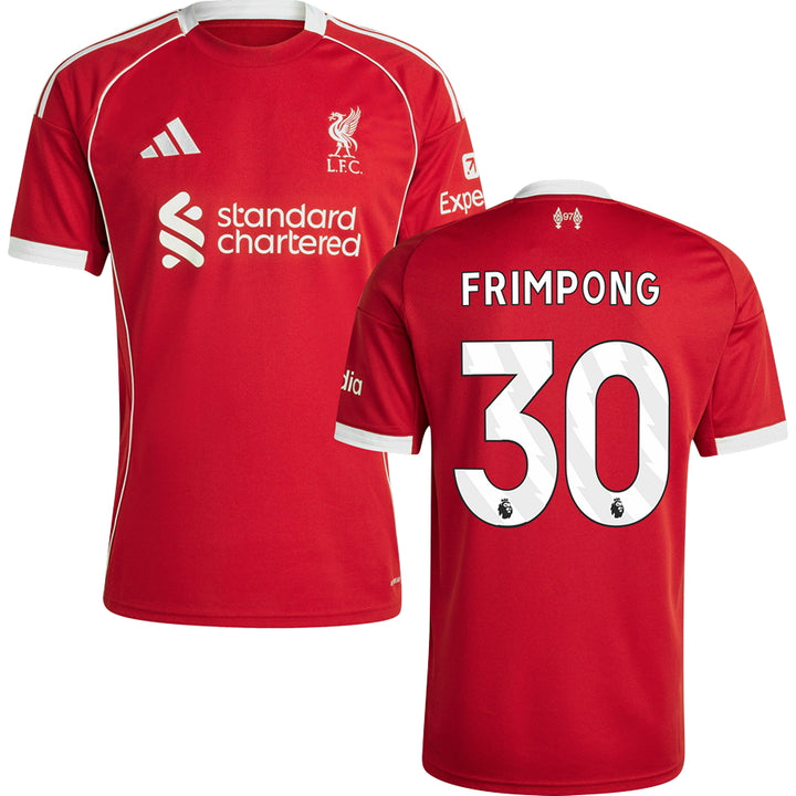Liverpool Home #30 FRIMPONG Jersey 2025/26 Adults