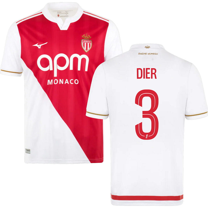 Monaco AS Home Jersey 25/26 Adults