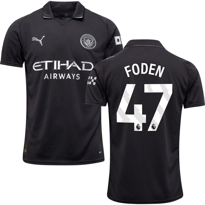 Manchester City Away Jersey Stadium 2025/26 Adults-Footzilla